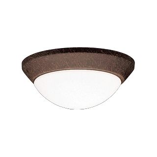 Kichler Etched Glass Dome Bronze 10" Wide Ceiling Light   #62964