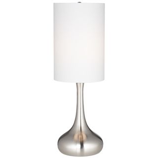 Steel Droplet Table Lamp With Cylinder Shade   #V4325