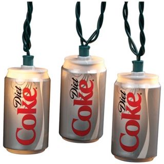 Diet Coke Cans 10 Light String of Party Lights   #N6341