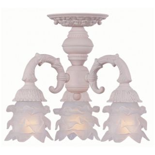 Crystorama Avignon Collection Blush 13" Wide Ceiling Light   #P3241