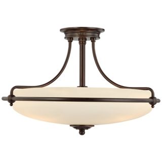 Griffin Collection Palladian Bronze 21" Wide Ceiling Light   #M8761