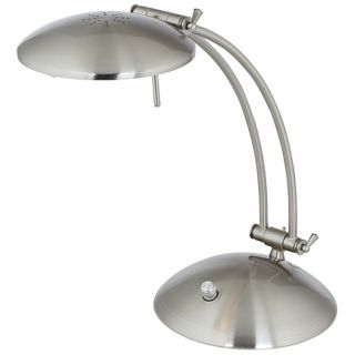 Polished Steel Swoop Desk Lamp   #93383