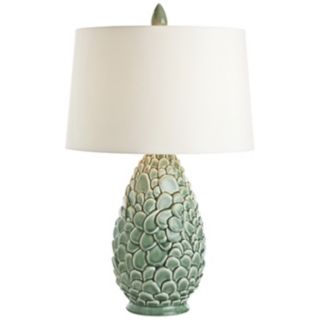 Arteriors Home Rae Porcelain Celadon Green Table Lamp   #V5132
