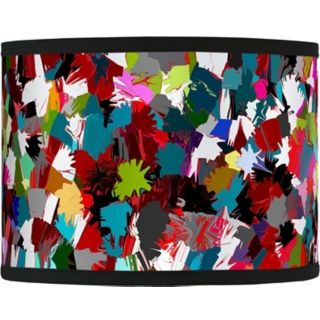 Color Splatter Giclee Drum Shade 13.5x13.5x10 (Spider)   #37869 F0968