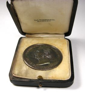Public Schools of Buffalo N Y Jesse Ketchum 1782 1867 Silver Medal