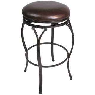 Hillsdale Lakeview Brown Backless 24 1/2" High Counter Stool   #U5559