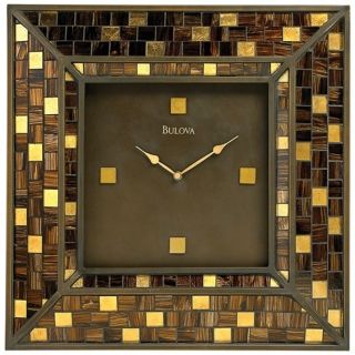 Bulova 22" High Alsace Mosaic Wall Clock   #P0499
