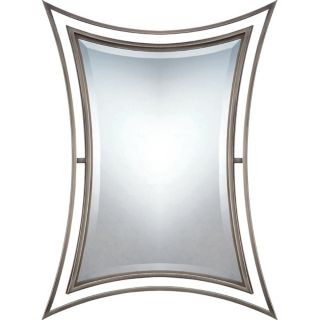Quoizel Perry Collection 28" High Nickel Wall Mirror   #N9237