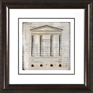 Architectural Details II Under Glass 19 1/2" Square Wall Art   #H1911