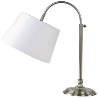 Edward Adjustable Brushed Nickel Table Lamp   #V7025