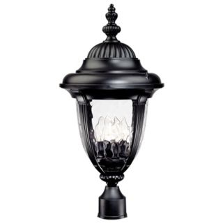 Bellagio Collection 24 1/2" High Black Outdoor Post Light   #49274