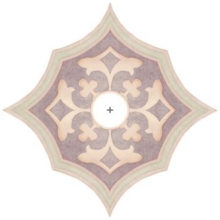 Alzira Giclee 24" Wide Repositionable Ceiling Medallion   #Y6563
