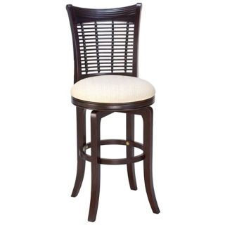 Hillsdale Bayberry Cherry Swivel 24" High Counter Stool   #F1727