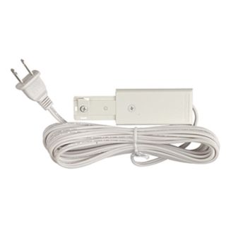 White Lightolier Plug Live End Cord   #38099