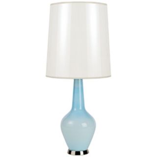 Jonathan Adler Capri Tall Blue Glass Table Lamp   #J1767
