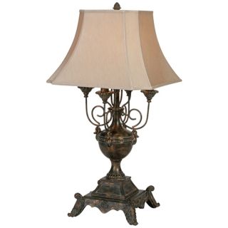 Raschella Antique Bronze Old World Table Lamp   #R4866