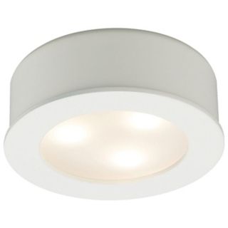 WAC LEDme White Finish LED Under Cabinet Button Light   #M6727