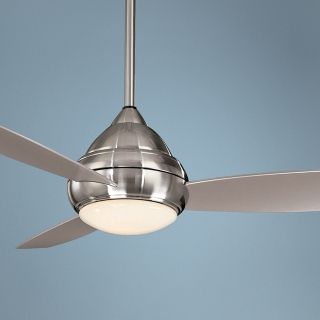 52" Minka Concept I Wet Location Brushed Nickel Ceiling Fan   #08934