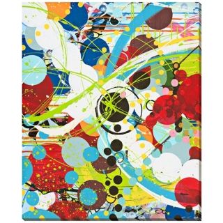 Fire in the Bubble I Limited Edition 44" High Wall Art   #L0448