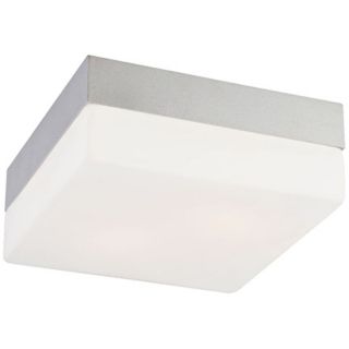 Quad Medium 7 1/2" Wide Metallic Gray Ceiling Light   #X0627