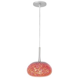 LBL Jelly Red Glass Monopoint Pendant   #40212 47250