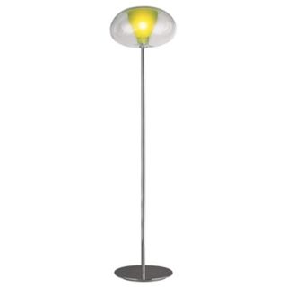 Karim Rashid Soft Apple Green Glass Floor Lamp   #94660