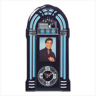 Elvis Jukebox Clock 21 1 2 High Brand New