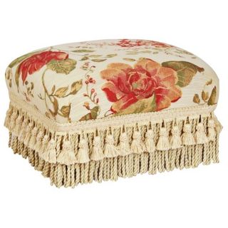 Brianza Classic Floral Ottoman   #U0699