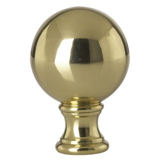 Solid Brass Ball Lamp Shade Finial   #09938