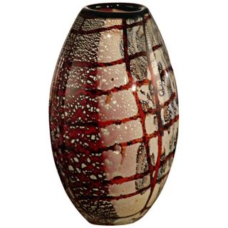 Dale Tiffany Windslow Hand Blown Art Glass Vase   #X4826
