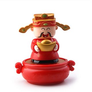 USD $ 6.69   Solar Figure   The Chinese Fortune God,