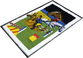 Horse Stadium Jumping 100 Cotton Wall Hanger Tapestry Brand New