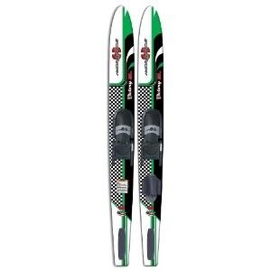 hydroslide victory junior combo water skis with universal fit slide