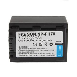 EUR € 13.70   2000mah pile pour appareil photo NP FH70 pour Sony DCR