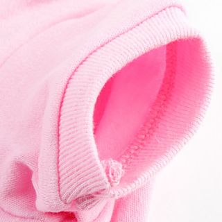 USD $ 4.69   Pink Crown Cotton T shirt for Dogs (XS, M, L),