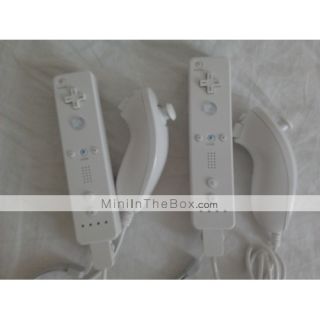 Remote and Nunchuk Controller for Wii/Wii U (White)