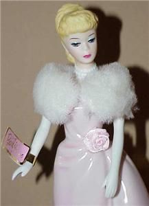 1995 Enchanted Evening Barbie Porcelain Musical Figurine Blonde MIB