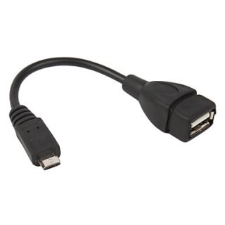 EUR € 1.83   Câble Micro USB OTG pour Téléphone Android (Noir