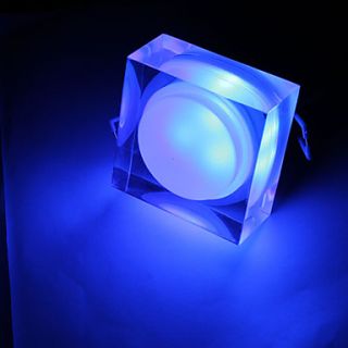 3w 75lm 450 465k blauw licht kubus kristal plafondlamp LED lamp (ac 85