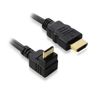 USD $ 34.39   1.4 Version 90 Degree Elbow Piece HDMI Cable Support DV