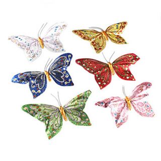 EUR € 0.91   decorativa hermosa mariposa magnética (colores