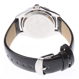 USD $ 9.89   Womens Diamond PU Analog Quartz Wrist Watch (Assorted