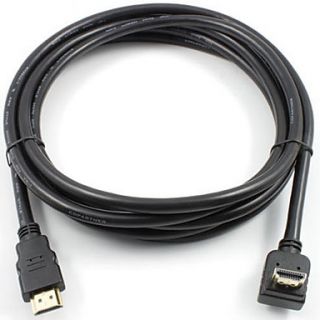 USD $ 21.89   1.4 Version Elbow Piece HDMI Cable Support PC to TV (2 m