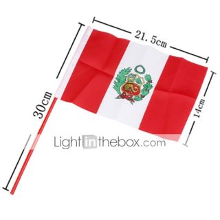 EUR € 1.83   Bandera del Perú grande de 21,5 cm, ¡Envío Gratis
