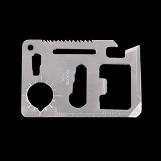 USD $ 2.98   Stainless Steel 11 in 1 Multi Functional Tool Card (2