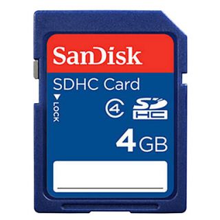 EUR € 6.98   4 GB SanDisk Tarjeta de memoria SDHC, ¡Envío Gratis