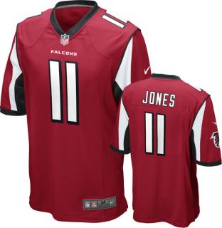 Julio Jones Jersey: Home Red Game Replica #11 Nike Atlanta Falcons