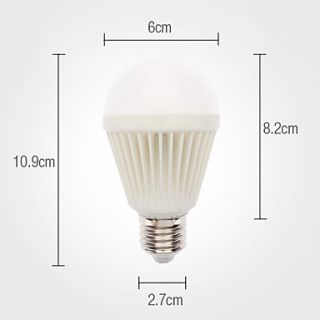 3W 300 330LM 6000 6500K Natural White Light LED Ball Bulb (110 240V