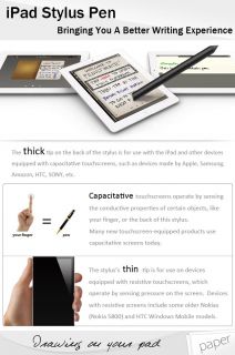 USD $ 4.20   Fine Tip Touchpad Stylus Pen for iPhone, iPad, Cellphone