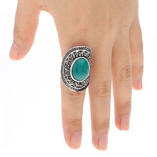 EUR € 3.12   Vintage Argento tibetano agata anello regolabile